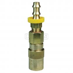 Dixon 3/8in Mold Coupler  1/2in Valved P-Loc Brass (200207-3-4) 3CMB4-B