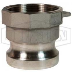Dixon 4in Male Cam and Groove Fitting x FIP 316SS 400-A-SS