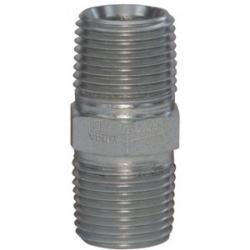 Dixon 1/2in x 3/8in Hex Pipe Nipple Zinc Plated Steel 5404-8-6