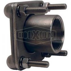 Dixon 1-1/2in FIP Bolted Bulkhead Fitting 316SS with Out Gasket 64253