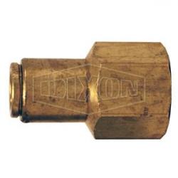 Dixon Brass Push-In 1/4in Tube x 1/8in FIP 668X4