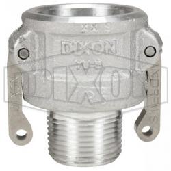 Dixon 3/4in Female Cam and Groove x MIP Aluminum 75-B-AL