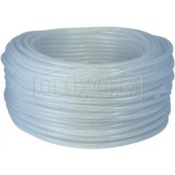 Dixon Domestic Clear PVC Braided Tubing 1/4in ID x 7/16in OD, 300ft/Coil BR0446 $