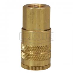 Dixon Industrial Coupler Brass 1/4in Body x 1/4in FIP DC20