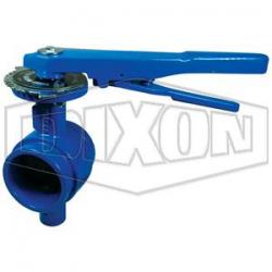 Dixon 2in Iron Grooved End Butterfly Valve with EPDM Seals GIBFV200