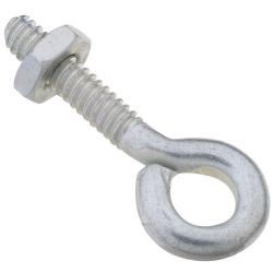 National 2160BC 3/16in x 1-1/2in Eye Bolt Zinc Plated N221-051