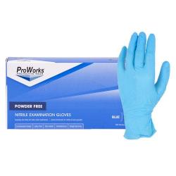 Adenna 4mil Exam Grade Powder-Free Blue Medium Nitrile Gloves GL-N135FM - 100/Box 1000/Case