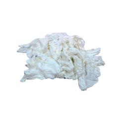 Adenna New White Cotton Washed and Bleached Knit T-shirt Wiping Rags 10lb Box 457-10
