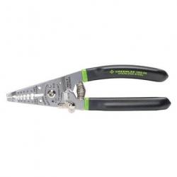 Greenlee Pro Stainless Steel Wire Stripper/Cutter Crimper Curved 1956-SS