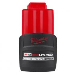 Milwaukee M12 Redlithium High output CP2.5ah Battery Pack 48-11-2425