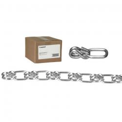 Campbell 2/0 Lock Link Chain Zinc Plated 100ft/Box T0742024