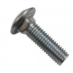 5/8in-11 x 2in Carriage Bolt Zinc Plated UNC 25/Box