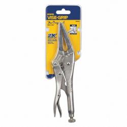 Irwin 1502L3 Vise-Grip 9in Long Nose Locking Pliers with Wire Cutter 2-3/4in Jaw 586-9LN-3