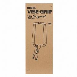 Irwin 21 Vise-Grip 18in Locking C-Clamp with Regular Tips 8in Jaw Capacity 586-18R