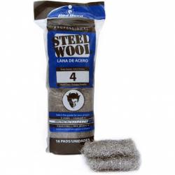 Steel Wool #4 Extra Coarse Pads 16/Pack 0317