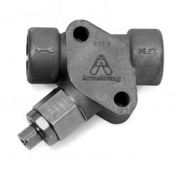 Armstrong conn IS2 L-R 3/4in NPT Stainless Steel, Integral Strainer, Two Bolt Connector, Left to Right D3524