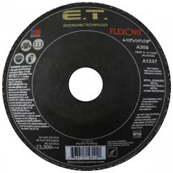 Flexovit Saucer Disc 4-1/2in x 1/4in x 7/8in Arbor Grinding Wheel 10/PD Trial A1237