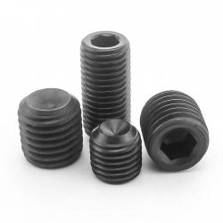 1/4in-20 x 2in Cup Point Socket Set Screw UNC 100/Box