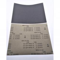 Carborundum 9in x 11in Silicon Carbide Waterproof Sand Paper 120 Grit 50/Pack 481-05539510795 