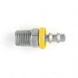 Parker 30182-4-4B 1/4in x 1/4in Brass Push On Hydraulic Hose Male Adapter