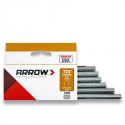 Arrow T25 #256 3/8in Staple 1,000/Pack, 5 Packs/Box 091-256 