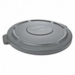 Rubbermaid Brute Round Lid for 10 Gallon Brute Trash Can 16in Diameter FG260900GRAY