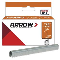 Arrow T25 9/16in Cable Staple 1,000/Pack 5 Pack/Box 091-259 