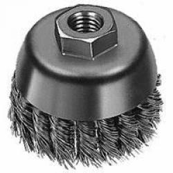 Milwaukee 3in Knot Wire Cup Brush - Carbon Steel 48-52-5040
