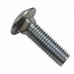 1/4in-20 x 3/4in Carriage Bolt Zinc Plated UNC 100/Box