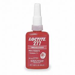 Loctite 277 Red High Strength Thread Locker 50ml 442-88448
