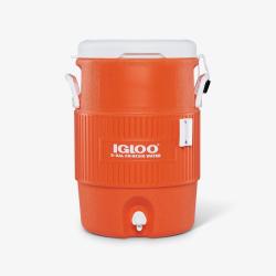 Igloo Seat Top Water Cooler 5 Gallon Orange 385-42316