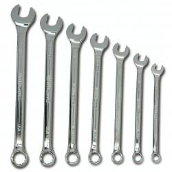 J.H. Williams 3/8in-3/4in 7-Piece Combination Wrench Set 12-Point JHWWS1170SCA