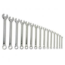 J.H. Williams 5/16in - 1-1/4in 15-Piece Combination Wrench Set JHWWS1172SCA 