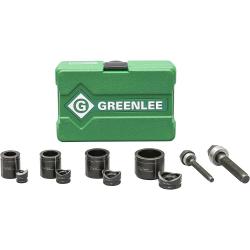 Greenlee Standard Round 1/2in-1-1/4in Manual Knockout Set 735BB