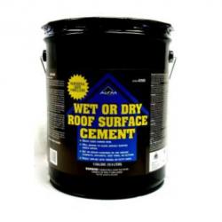 Wet or Dry Roof Surface Cement 5 Gallon/Pail - 42505 