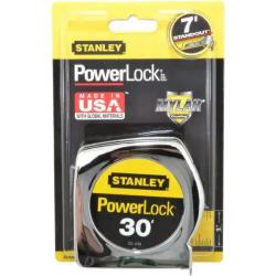 Stanley Powerlock Classic Tape Measure 1in x 30ft 33-430