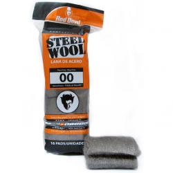 Steel Wool #00 Very Fine Pads 16/Pack 0312