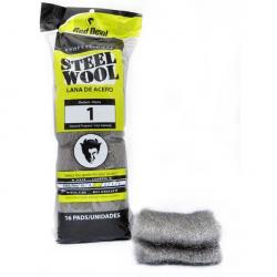 Steel Wool #1 Medium Pads 16/Pack 0314