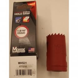 Morse 1-5/16in Hole Saw AV21