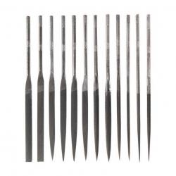 General Tool 12 Piece Tool Steel Needle File Set 318-S475