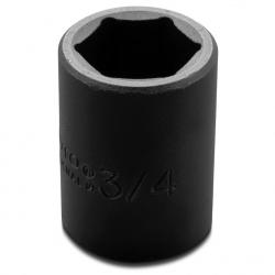 Proto 3/4in Shallow Impact Socket 6-Point 1/2in Drive J7424H 