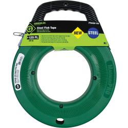 Greenlee 125ft Steel Fish Tape FTS438-125