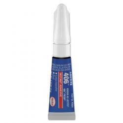 Loctite 406 Instant Wicking-Grade Adhesive Clear 3g 10/Box 442-233684 