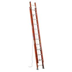 Fiberglass 24ft 300lb Extension Ladder  D6224-2