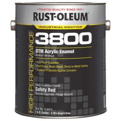 Rust-Oleum 314410 DTM Acrylic Enamel Safety Red High Performance Series 3800 (Replaces 5264402)