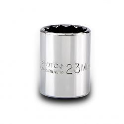 Proto 23mm Shallow Socket 12-Point 1/2in Drive J5423M