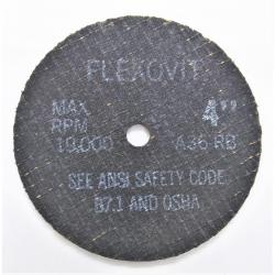 Flexovit 4in x 1/8in x 3/8in Cutoff Wheel F0440