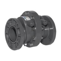 Hayward 3in PVC 150lb Flanged Swing Check Valve w/EPDM seals & counterweight flanged end connections - SW1300EC