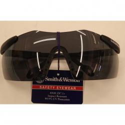 Smith and Wesson Magnum 3G Safety Glasses Smoke Polycarbonate Lens Uncoated Black 412-19824