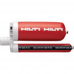 Hilti HIT-HY 200-R V3 Adhesive Anchor Epoxy 11.1oz 25ea/Case 2022793 *